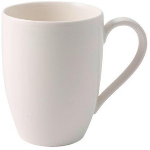 Villeroy & Boch Kaffeebecher Basic White, Weiß, Keramik, Uni, 300 ml, Kaffee & Tee, Tassen, Kaffeebecher