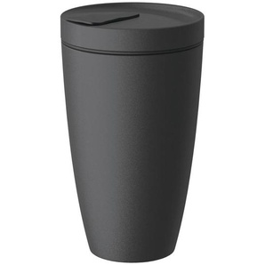 Villeroy & Boch Kaffeebecher Manufacture Rock, Schwarz, Keramik, 350 ml, Kaffee & Tee, Tassen, Kaffeebecher