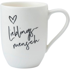 Villeroy & Boch Kaffeebecher Statement, Weiß, Keramik, 280 ml, Kaffee & Tee, Tassen, Kaffeebecher