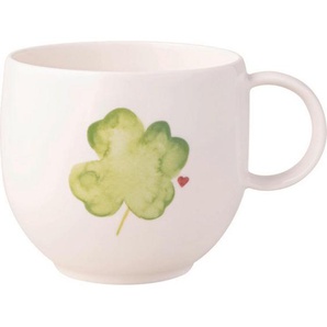 Villeroy & Boch Kaffeebecher With Love, Weiß, Keramik, 290 ml, 12.5x9.5x8.5 cm, Kaffee & Tee, Tassen, Kaffeebecher
