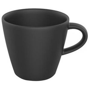 Villeroy & Boch Kaffeetasse Manufacture Rock, Schwarz, Keramik, Uni, 220 ml, Kaffee & Tee, Tassen, Kaffeetassen