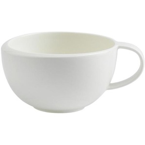 Villeroy & Boch Kaffeetasse New Moon, Weiß, Keramik, Uni, 290 ml, Kaffee & Tee, Tassen, Kaffeetassen