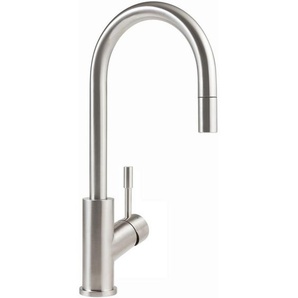 Villeroy & Boch Küchenarmatur Umbrella flex, Edelstahl, Metall, 4.5x38.9x21.5 cm, flexible Anschlussschläuche, herausziehbarer Auslauf,