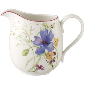 Villeroy & Boch Milchkrug, Weiß, Keramik, Blume, 0,6 L, Kaffee & Tee, Kannen, Milchkännchen