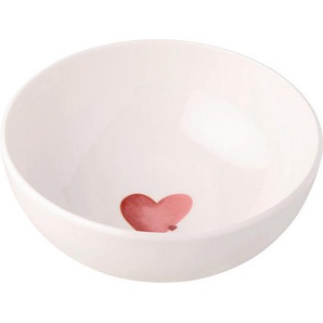 Villeroy & Boch Müslischale With Love, Weiß, Keramik, Herz, rund, 6.5 cm, verschiedene Motive/Dekore/Designs erhältlich, stoßfest, robust, Essen &