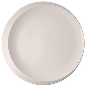 Villeroy & Boch Platte, Weiß, Keramik, Uni, rund, Tischkultur & Servieren, Servierplatten