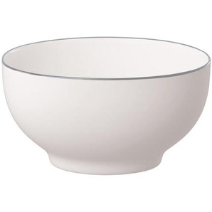 Villeroy & Boch Schale Grey Lines, Grau, Weiß, Keramik, rund, Essen & Trinken, Geschirr, Schalen & Schüsseln, Schalen