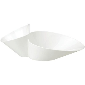 Villeroy & Boch Schale New Wave, Weiß, Keramik, konisch, 27x49 cm, Essen & Trinken, Geschirr, Schalen & Schüsseln, Schalen