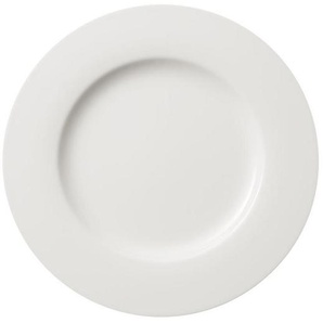 Villeroy & Boch Speiseteller Basic White, Weiß, Keramik, Uni, rund, Essen & Trinken, Geschirr, Teller, Speiseteller