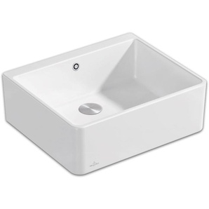 Villeroy & Boch Sp�lstein 60 X - 6360 01 R1 Wei� (alpin) Keramiksp�le Handbet�tigung