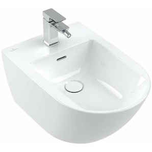 Villeroy&boch - Subway 3.0 - Wand-Bidet 560x375 mm, mit Überlauf, mit Hahnloch, Alpinweiß 44700001