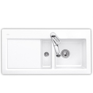 Villeroy & Boch Subway 60 Wei� (alpin) - 6712 01 R1 Keramiksp�le Handbet�tigung