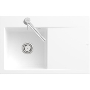 Villeroy & Boch Subway Style 45 Stone White - 3348 01 RW Keramiksp�le Handbet�tigung
