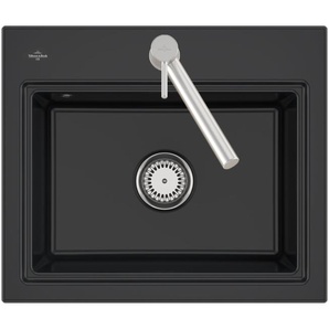 Villeroy & Boch Subway Style 60 S Pure Black - 3366 01 R7 Keramiksp�le Handbet�tigung