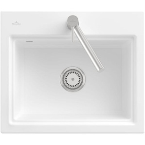 Villeroy & Boch Subway Style 60 S Stone White - 3366 01 RW Keramiksp�le Handbet�tigung