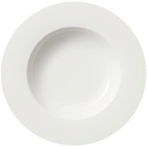 Villeroy & Boch Suppenteller Basic White, Weiß, Keramik, Uni, rund, Essen & Trinken, Geschirr, Teller, Suppenteller