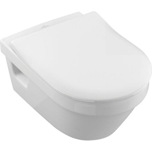 Villeroy & Boch Tiefspül-WC Architectura, wandhängend, Abgang waagerecht, Set, WC-Combi-Pack, spülrandlos