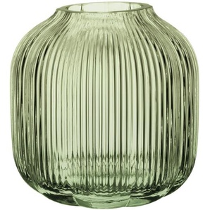 Villeroy & Boch Vase Fleur vert, Grün, Glas, 11 cm, Dekoration, Vasen, Glasvasen