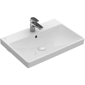 Villeroy&boch - Avento - Möbelwaschtisch, 60x47 cm, mit Überlauf, mit Hahnloch, Alpinweiß 41586001
