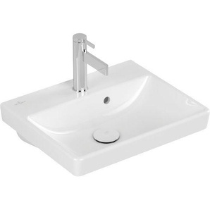 Villeroy & Boch Waschbecken Avento, Handwaschbecken, mit Überlauf, rechteckig, Unterseite ungeschliffen