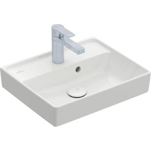 Villeroy & Boch Waschbecken Collaro, Handwaschbecken, mit Überlauf und durchgestochenen Hahnloch
