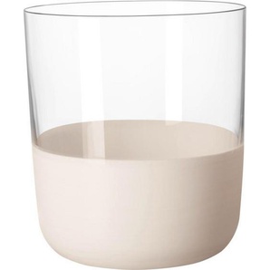 Villeroy & Boch Whisky-Gläserset Manufacture Rock blanc, Klar, Weiß, Glas, 4-teilig, 250 ml, Essen & Trinken, Gläser, Gläser-Sets