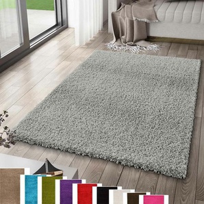 Vimoda - Prime Shaggy Hochflor Teppich Einfarbig Anthrazit - PE1000