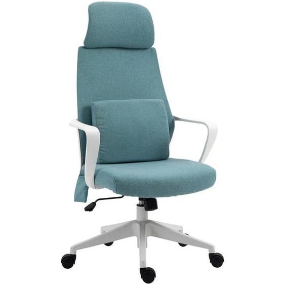 Vinsetto® Massagestuhl Bürostuhl Chefsessel mit Massagefunktion höhenverstellbar Blau