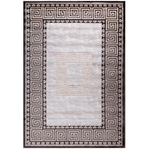 Vintage-Teppich, Braun, Textil, geometrisch, rechteckig, 120x170 cm, Teppiche & Böden, Teppiche, Vintage-Teppiche