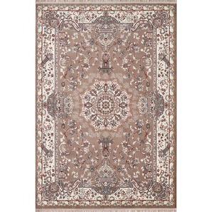 Vintage-Teppich Semerkand, Beige, Walnuss, Textil, orientalisch, rechteckig, 80x150 cm, Teppiche & Böden, Teppiche, Vintage-Teppiche