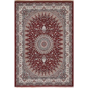 Vintage-Teppich Semerkand, Dunkelrot, Beige, Textil, orientalisch, rechteckig, 80x150 cm, Teppiche & Böden, Teppiche, Vintage-Teppiche