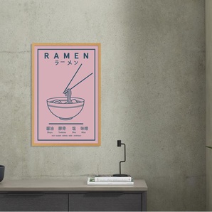 Violet Studio Ramen Food Poster gerahmter Kunstdruck (A2)