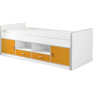 Vipack Einzelbett Bonny, mit Komfort Liegehöhe, Stauraum unter dem Bett, Liegefläche 90x200 cm