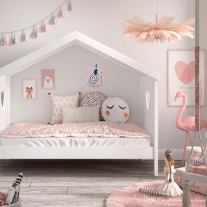 Vipack Hausbett Amori (Made in Europe), Liegefläche 90 x 200 cm, wahlweise mit und ohne Rückwandpaneel
