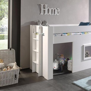 Vipack Hochbett Noah (Made in Europe) mit Rollrost, wahlweise mit Textil-Set