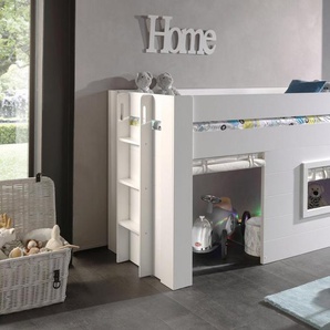 Vipack Hochbett Noah (Made in Europe) mit Rollrost, wahlweise mit Textil-Set