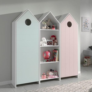 Jugendzimmer-Set VIPACK Casami Schlafzimmermöbel-Sets bunt (weiß, pink, mint) Baby Komplett-Kinderzimmer