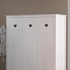 Kleiderschrank VIPACK Amori Schränke Gr. B/H/T: 159 cm x 190 cm x 57 cm, 3 St., weiß Baby Kinderkleiderschrank Kinderschränke Schränke