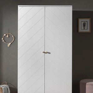 Kleiderschrank VIPACK Billy Schränke Gr. B/H/T: 100 cm x 200 cm x 59 cm, 2 St., weiß Baby Drehtürenschrank Kleiderschrank Jugendschränke und Jugendkommoden MDF-Oberfläche