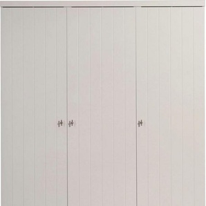 Vipack Kleiderschrank Kleiderschrank mit 3 Türen, bietet viel Stauraum, Ausf. Weiß lackiert