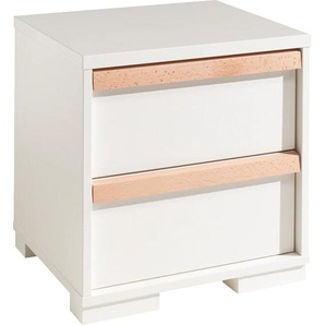 Nachtkonsole VIPACK London Sideboards Gr. B/H/T: 48,1 cm x 48,8 cm x 40 cm, 2, weiß Nachtkonsolen und Nachtkommoden mit Melamin-Oberfläche