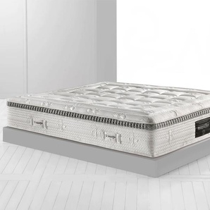 Visco-Matratze MAGNIFLEX Armonia Magnigel Dual 12 Matratzen Gr. flexibel (0 kg - 120 kg), B/H/L: 90 cm x 30 cm x 200 cm, Material oben: Kunstfaser-Viskose-Elasthan, Material unten: Kunstfaser-Viskose-Elasthan, 1 St., weiß Visco Matratzen Matratze