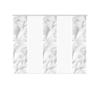 VISION S Schiebevorhang   ¦ grau ¦ Synthetik ¦ Maße (cm): B: 60 H: 260