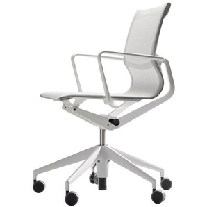 Vitra Bürodrehstuhl Physix grau, Designer Alberto Meda, 88-100x63.5x55.5 cm