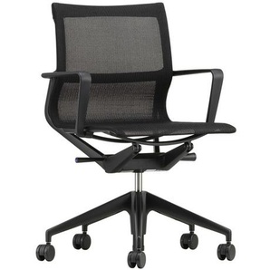 Vitra Bürodrehstuhl Physix Sitz- und Rückenbezug schwarz, Designer Alberto Meda, 88-100x63.5x55.5 cm