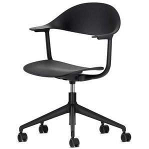 Vitra Bürodrehstuhl Mynt basic dark RE schwarz, Designer Erwan Bouroullec, 81.5-93.5x63.5x53 cm