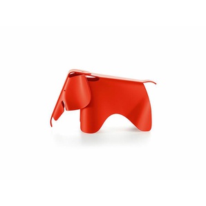 Vitra Dekorationsobjekt Eames Elephant small poppy red rot, Designer Charles & Ray Eames, 21x39x17.5 cm
