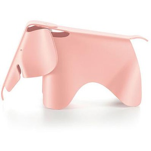 Vitra Dekorationsobjekt Eames Elephant small zartrosé rosa, Designer Charles & Ray Eames, 21x39x17.5 cm