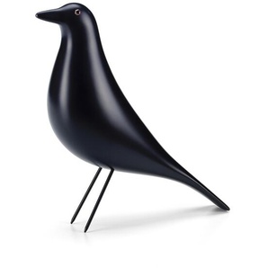 Vitra Dekorationsobjekt Eames House Bird Erlenholz massiv, schwarz lackiert, Designer Charles & Ray Eames, 27.5x27.8x8.5 cm