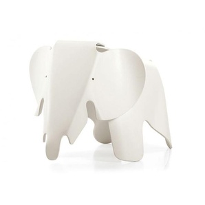 Vitra Eames Elephant Kinderhocker weiss weiß, Designer Charles & Ray Eames, 41.5x41 cm